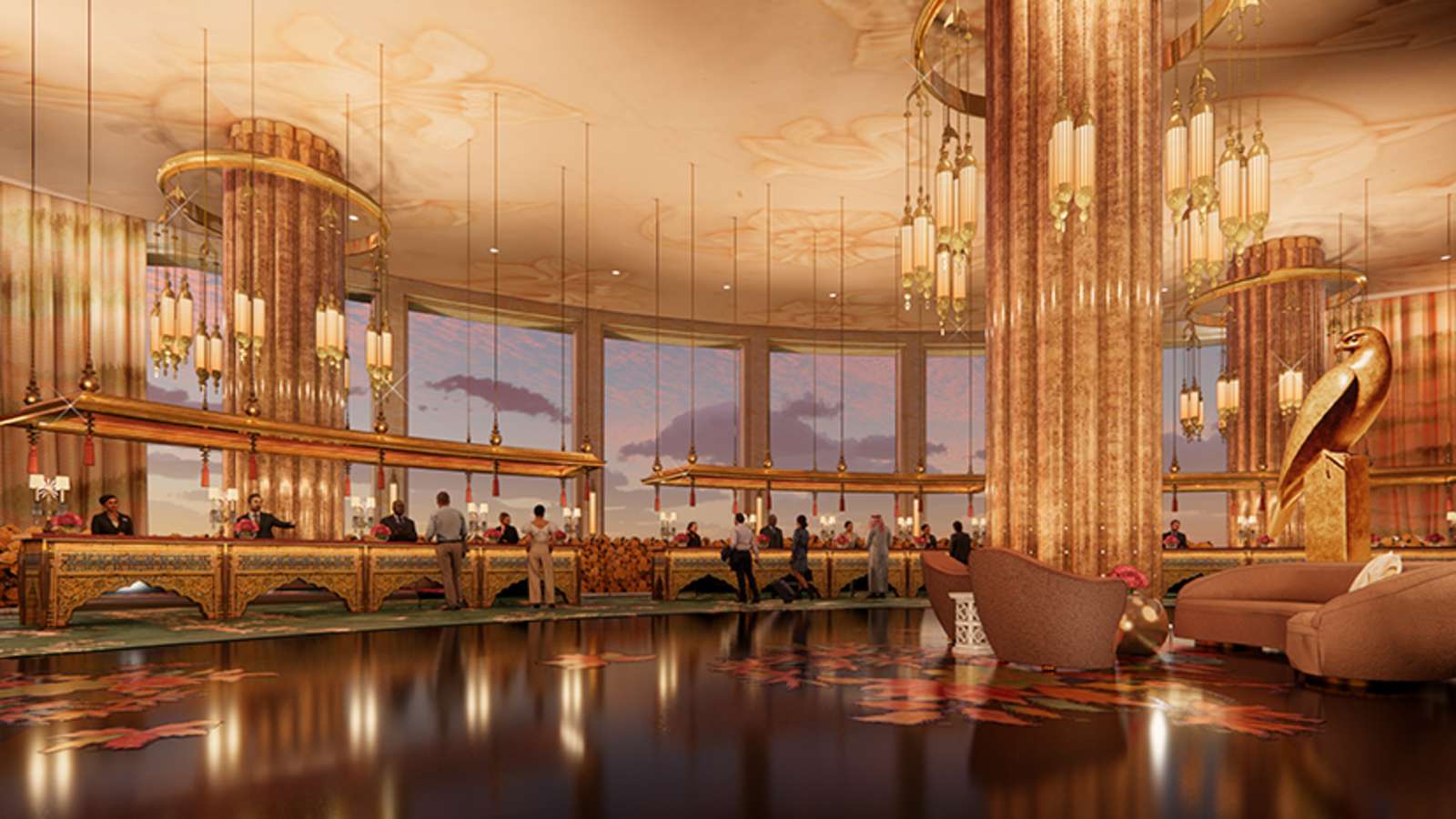 Wynn Al Marjan Island — лобби